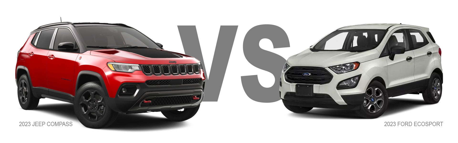 Jeep Compass vs Ford Ecosport Compact CUV Comparison
