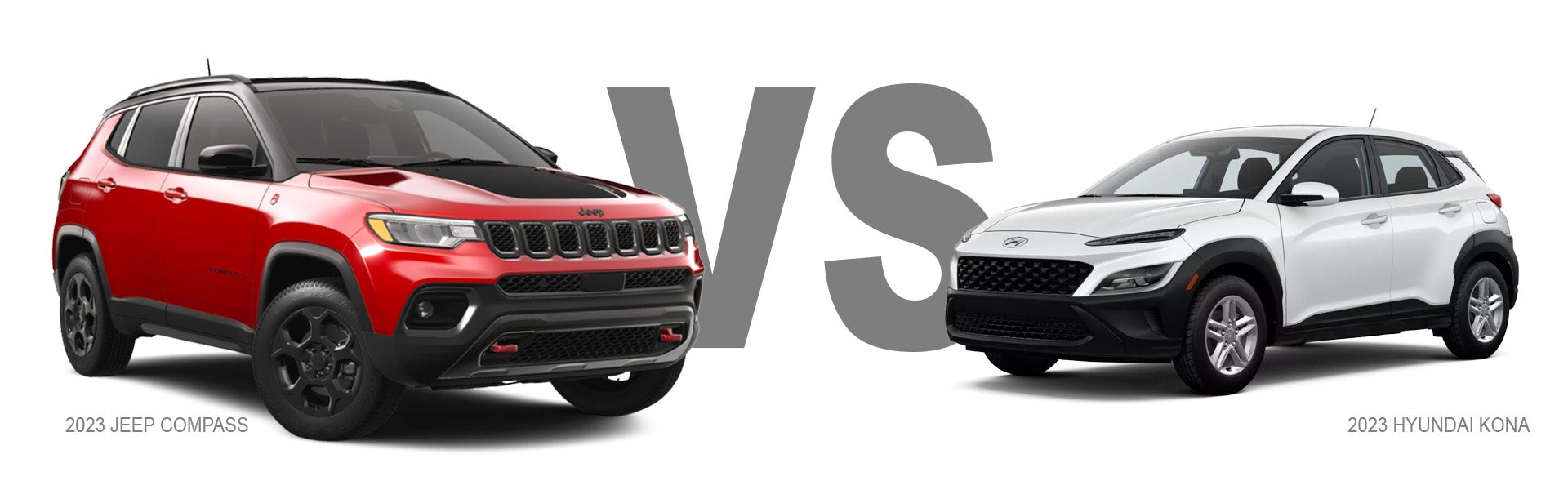 Jeep Compass vs Hyundai Kona Compact CUV Comparison