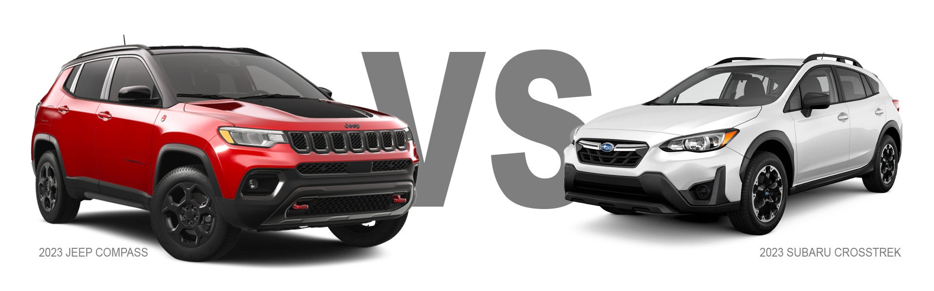 Jeep Compass vs Subaru Crosstrek CUV Comparison