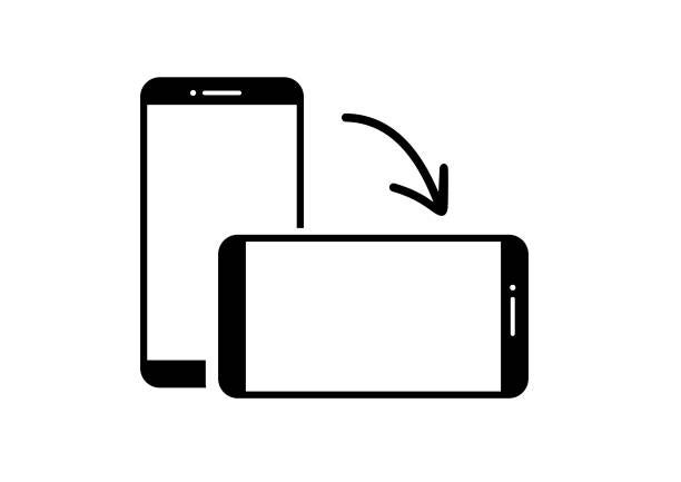 Cell Phone in Landscape Orientation