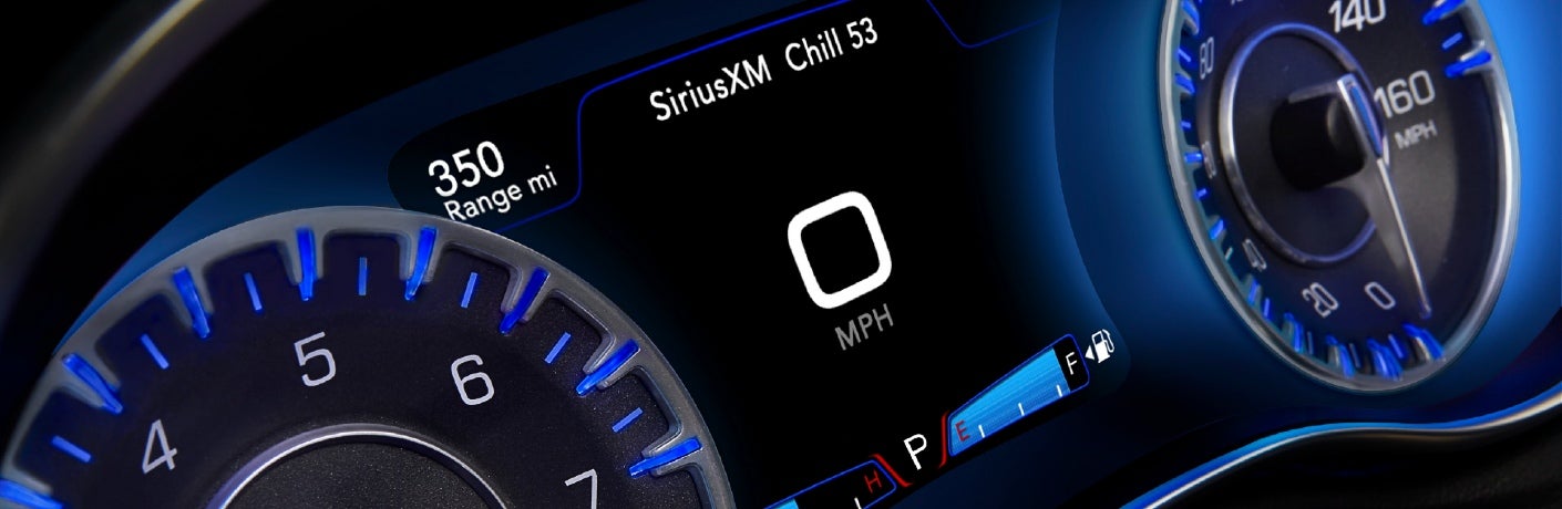 2023 Chrysler 300 gauges close-up