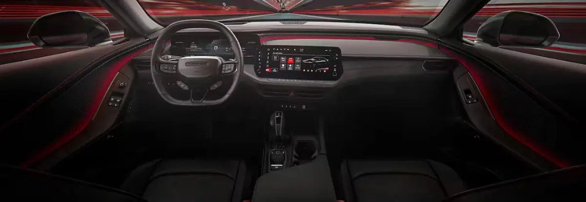 Interior Cabin of the 2025 Dodge Charger - Technology and Front Dash