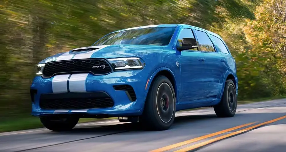 The 2025 Dodge Durango in Motion with Advanced Safety Features