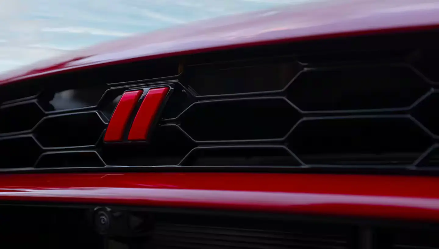 Front Grille with Sensor on the 2025 Dodge Hornet
