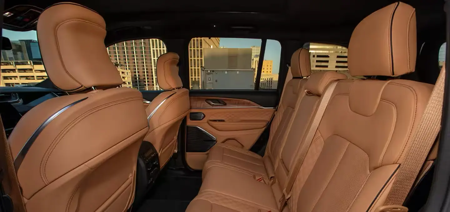 Interior Seat Detail in the 2025 Jeep Grand Cherokee