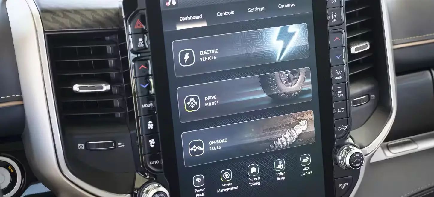 Advanced Technology and Infotainment Inside the 2025 Ram 1500 REV
