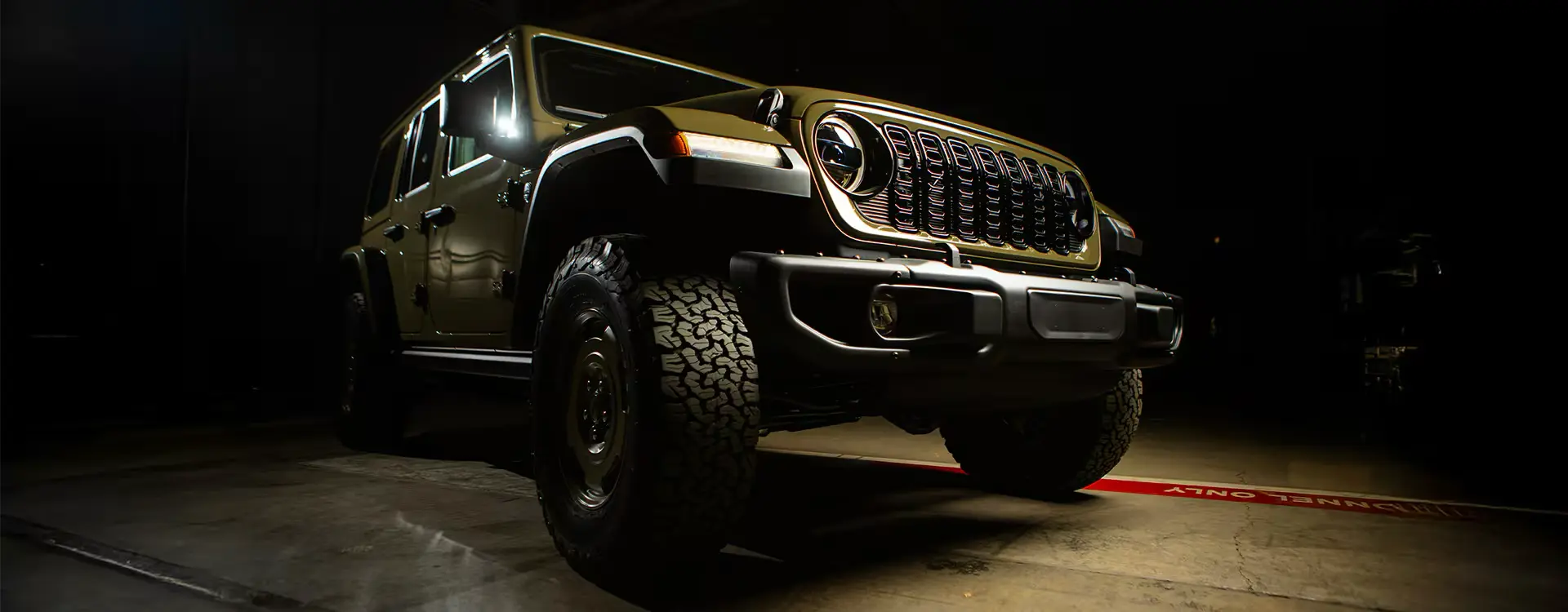 2025 Jeep Wrangler 4xe Front Bumper View