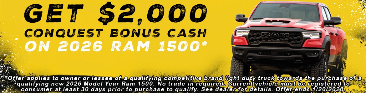 RAM Conquest Bonus Cash
