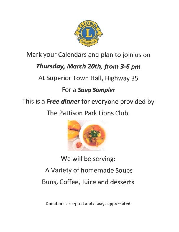 Benna CDJR Lions Soup Sampler March 2025