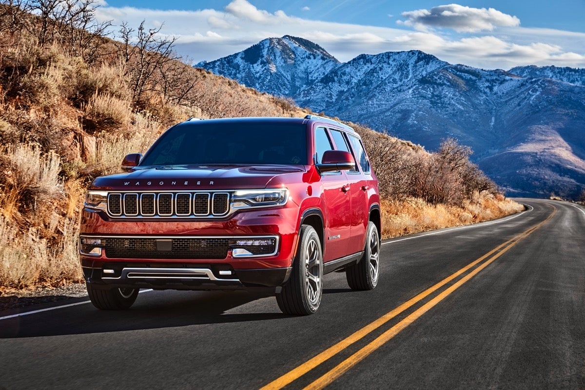 2022 Wagoneer red prairie highway