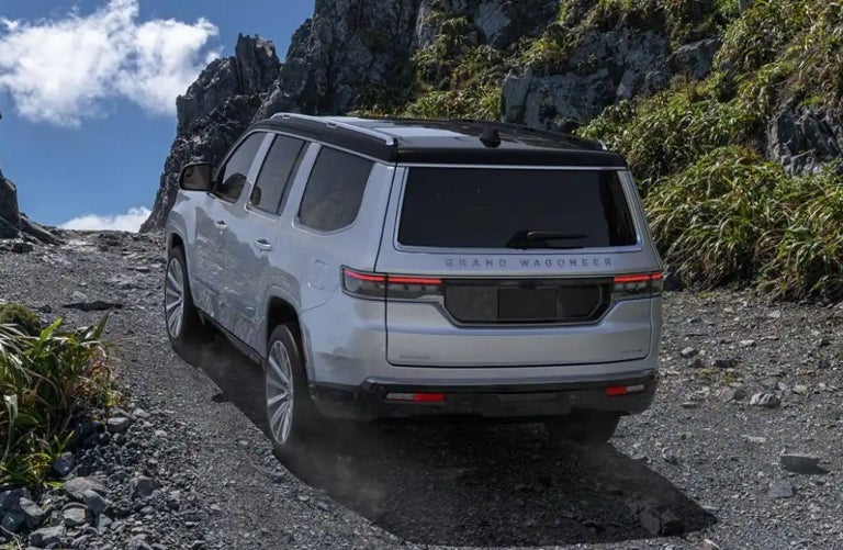 2023 Grand Wagoneer on Rocky Beach