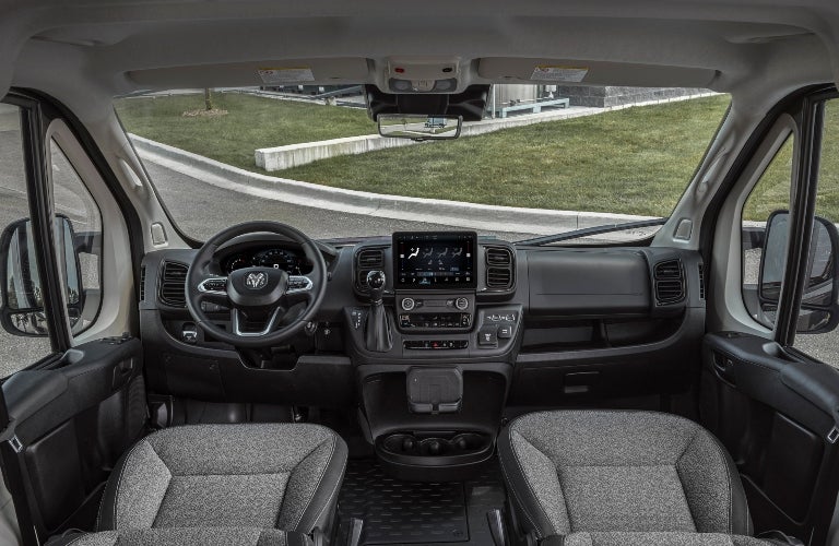 2022 ram promaster front seat and dash
