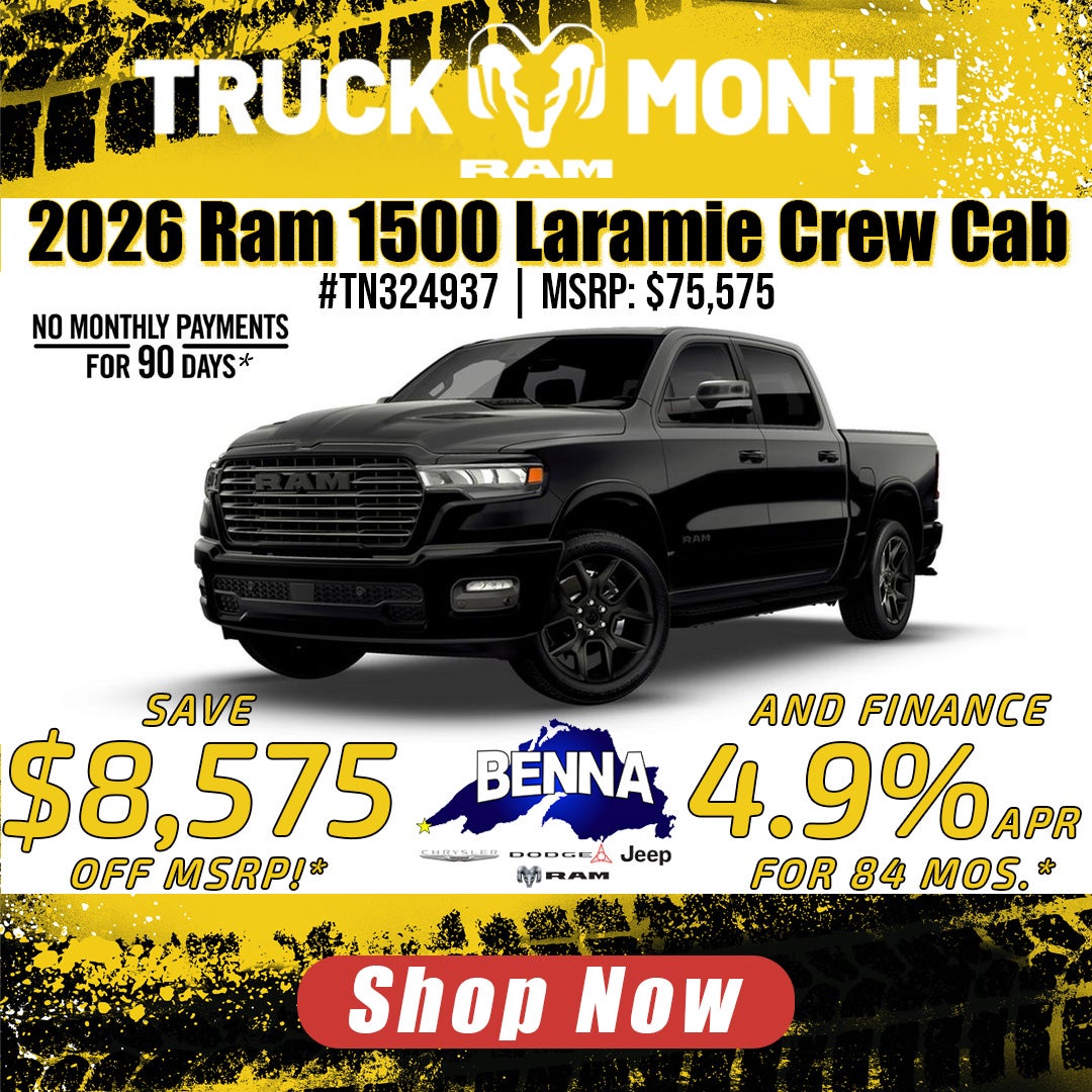 2026 RAM 1500 LARAMIE CREW CAB