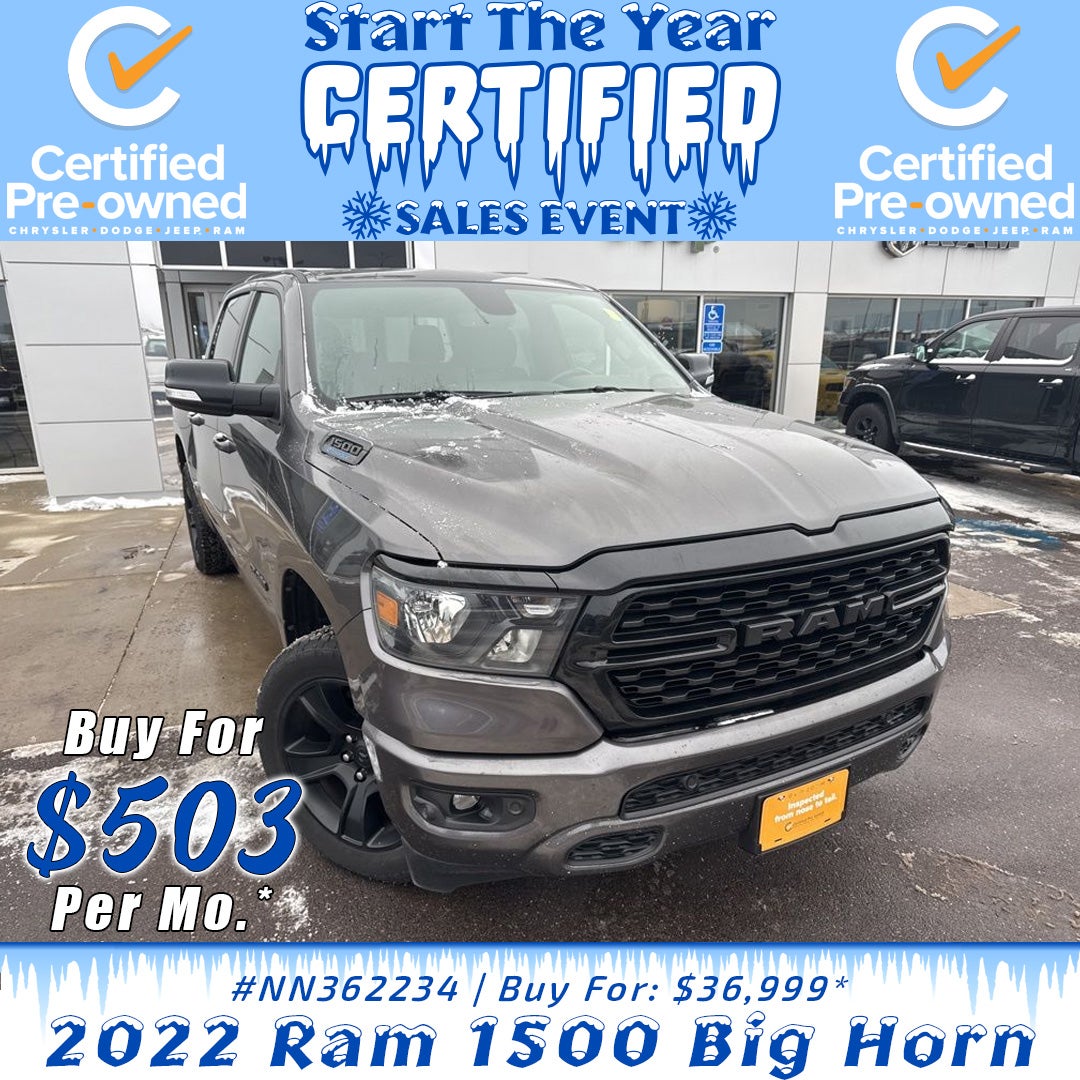 2022 RAM 1500 Big Horn/Lone Star Crew Cab 4X4