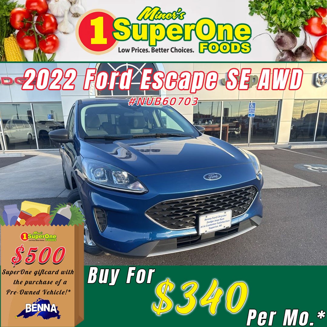 2022 Ford Escape SE AWD