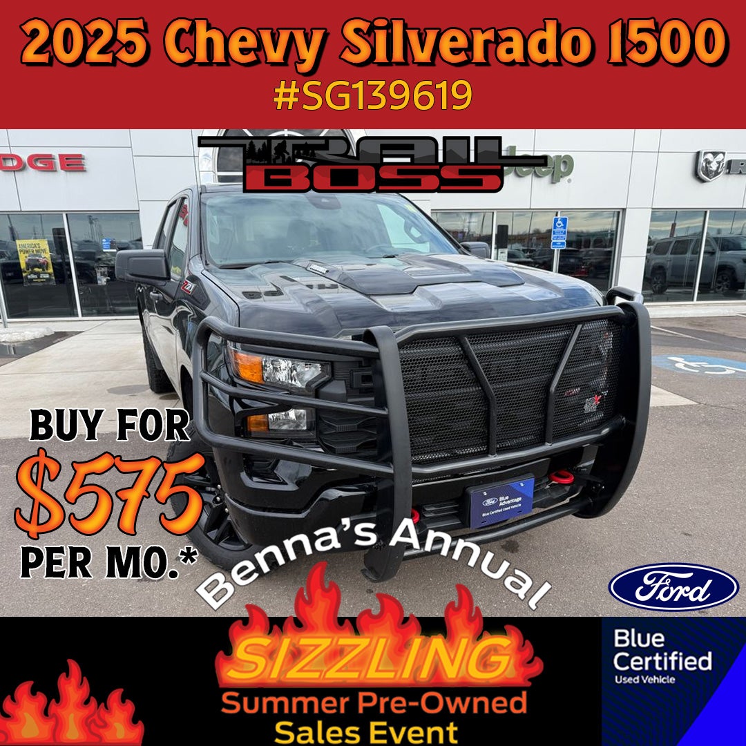 2025 Chevrolet Silverado 1500 Custom Trail Boss Crew Cab 4X4