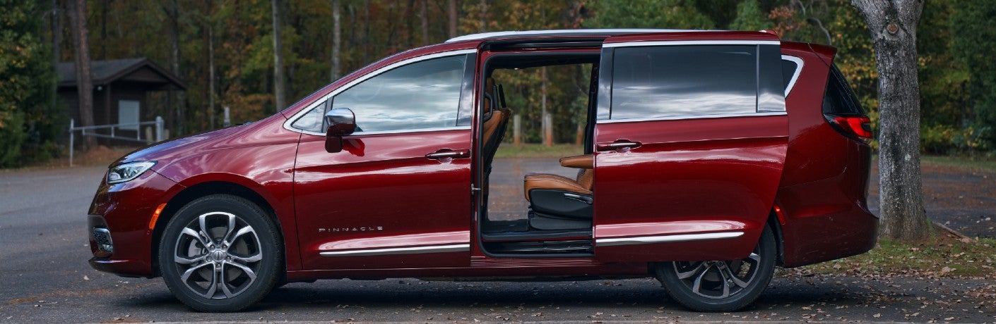 pacifica with door open